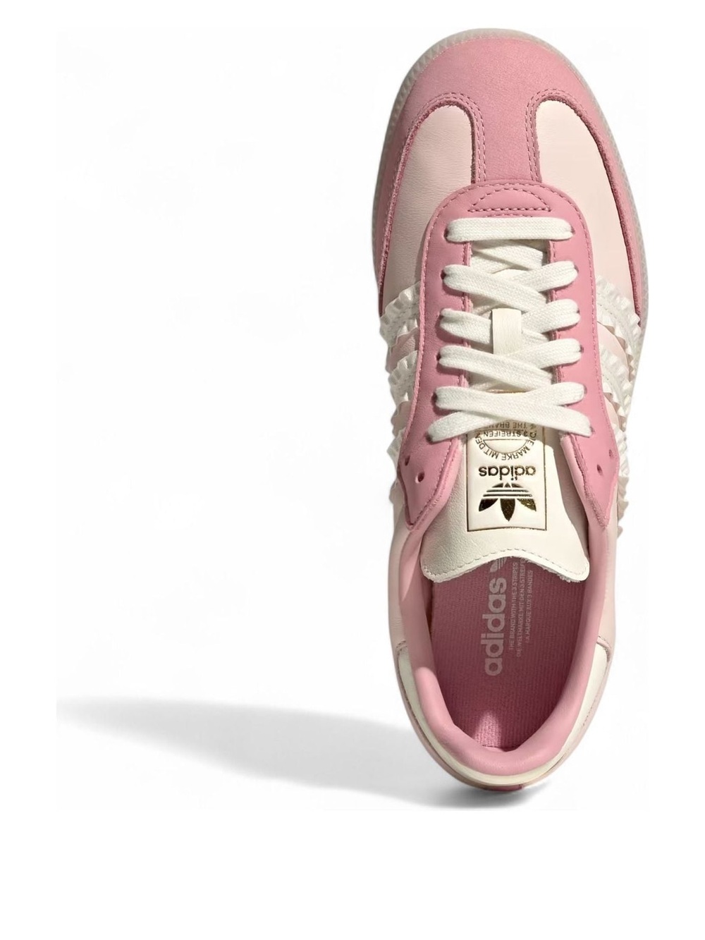 adidas Originals Samba OG W Ruffle Stripes Pack Pink Women Casual JR8830 Size 9 - Picture 4 of 6